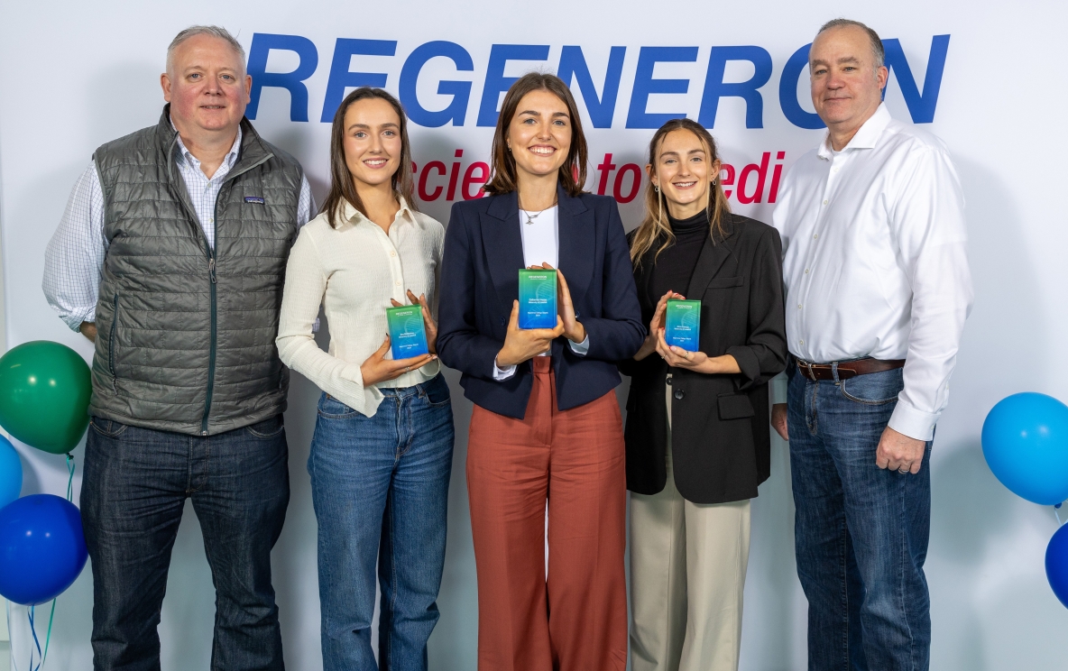 University of Limerick students recognised with Regeneron College Awards