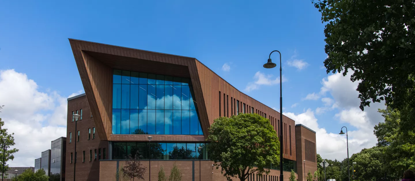 Photo of library building