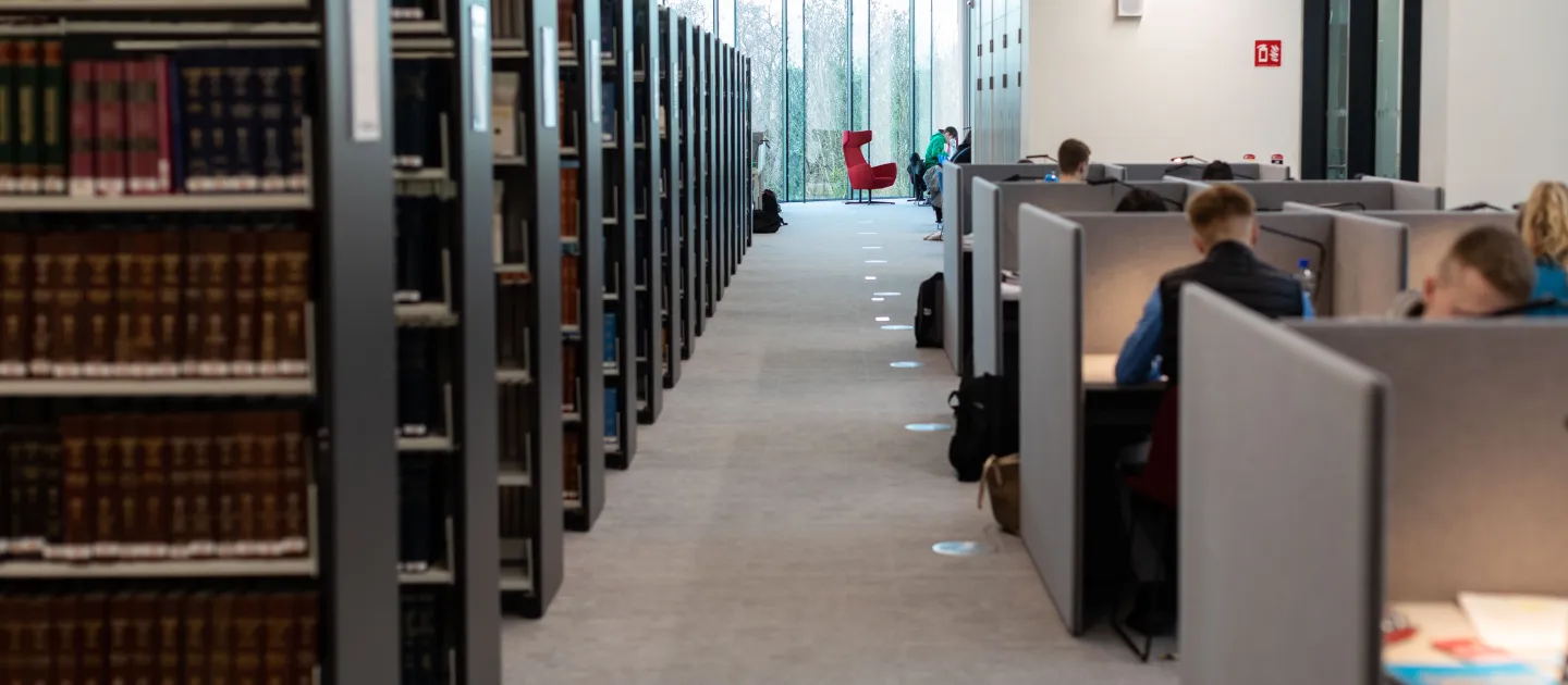 Students studying in Glucksman Library