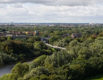 UL Campus with the River Shannon flowing through