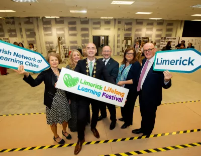 People pictured UNESCO Learning Cities Seminar in UL’s City Centre Campus