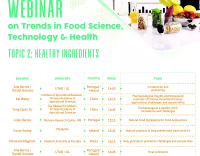 Trends in Food Science, Technology and Health Webinar