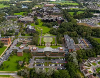 An aerial picture of the UL campus