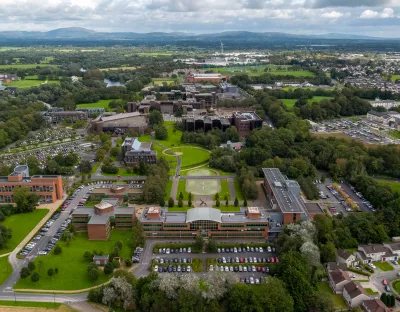 An aerial picture of the UL campus