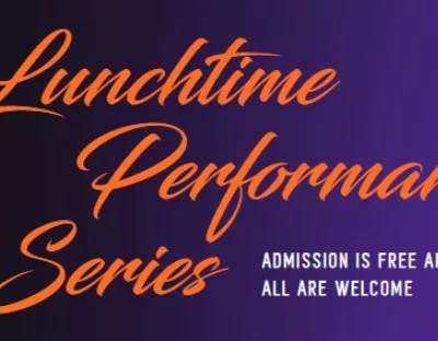 logo for the lunchtime performance series