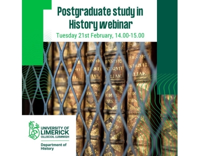 Postgraduate study in History webinar