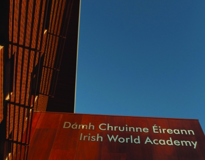 Irish World Academy of Music and Dance on a sunny day
