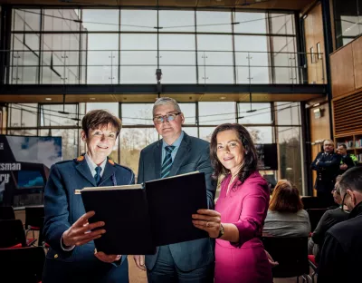 A group pictured at the launch in UL