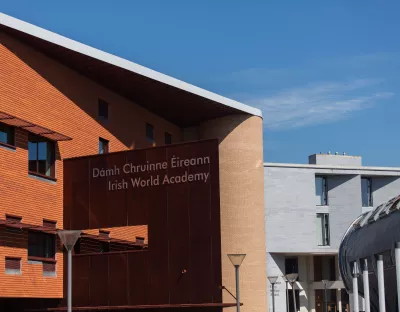 Irish World Academy of Music and Dance on a sunny day