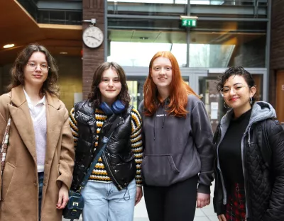 Students visiting the CSIS Department at UL