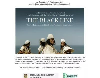 The Black Line exhibition poster 