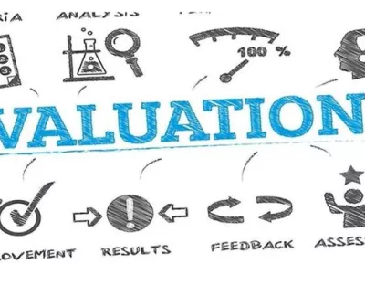 Evaluation stock image