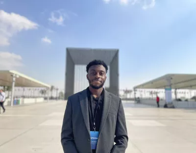 UL Product Design and Technology graduate Joel Olympio, pictured in Dubai