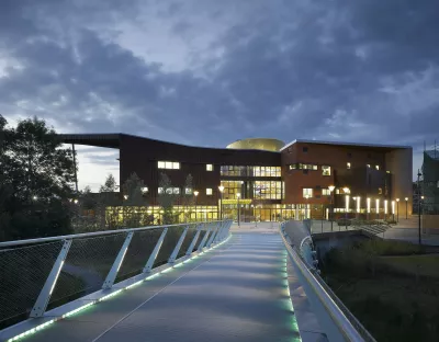 IWA building at night