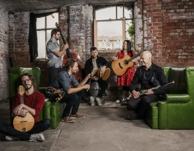 group of musicians holding instruments