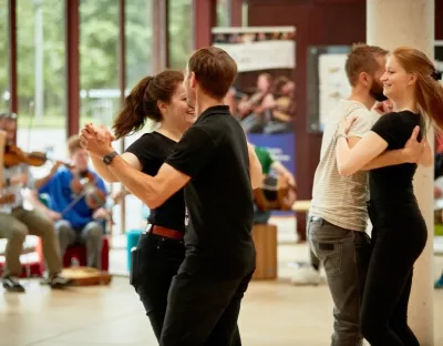 People dancing at The People's Dance