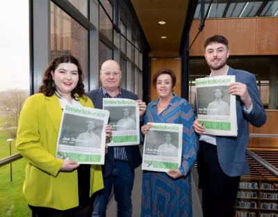 Joe Drennan's parents at the launch 