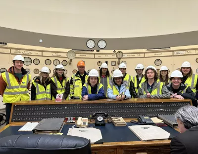 GLSD Students at Ardnacrusha Hydro Station in the old control room