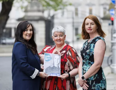 Pictured at the 221+ report launch are Lynn Fenton, Caoimhe O'Neill Ford and Elaine Kinsella