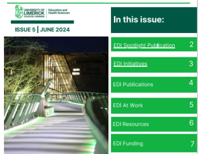 Cover Page of EHS EDI News Bulletin Issue 5 June 2024