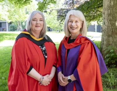 Professor Patricia Mannix McNamara and Professor Deirdre McGrath