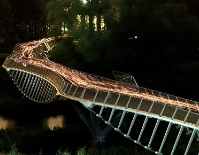 Living Bridge at Night