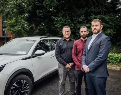 Lero-UL researchers Professor Finbarr Murphy, Kevin McDonnell and Dr Barry Sheehan pictured following the publication of their research in the Accident Analysis and Prevention journal Picture: Brian Arthur