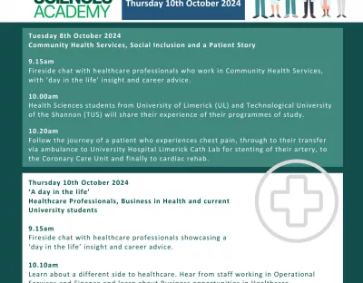 Early Careers Event Timetable