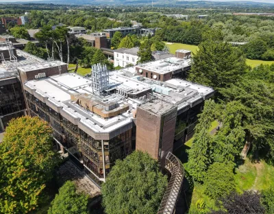 An aerial picture of the UL campus