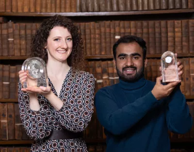 Muddasar Muhammad (Bernal Institute, UL) and Aideen McCabe (UCC) 