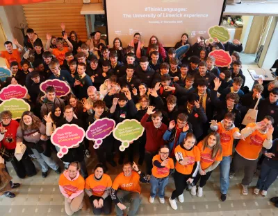 Group photo from #ThinkLanguages 2024