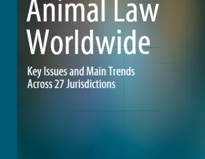 Cover of the "Animal Law Worldwide" book