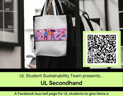 QR code for new FB buy and sell page for UL students