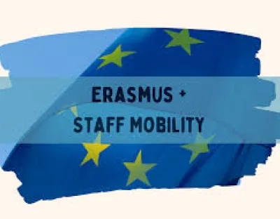 Banner saying Erasmus Staff Mobility