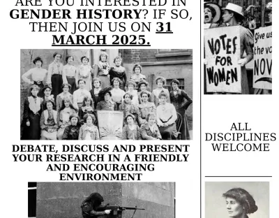 Upcoming Gender History Salon