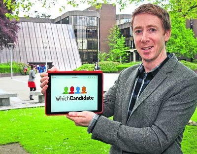 Dr Rory Costello pictured outside PESS building