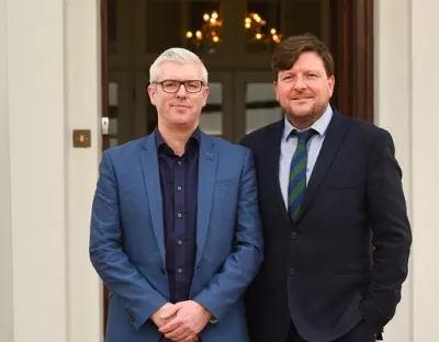 Dr Fergal Lynch, Secretary General of the Department of Children and Youth Affairs and Professor Sean Redmond