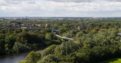 UL Campus with the River Shannon flowing through