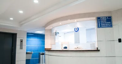 Image of hospital reception area