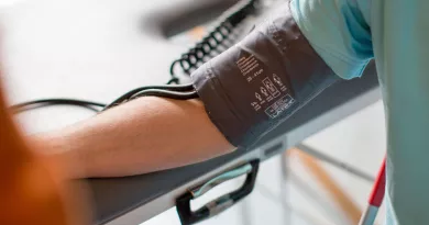 picture of person having their blood pressure taken