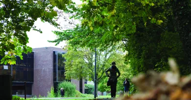 Autumn view of campus