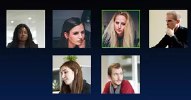 6 people on a Microsoft Teams web call