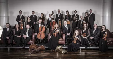 Members of the Irish Chamber Orchestra with their instruments