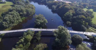 Aerial view of UL campus