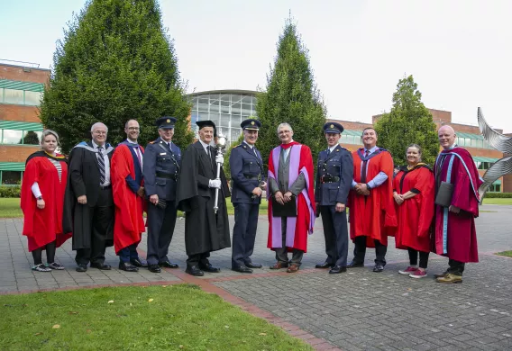 A group at the celebratory event in UL