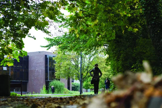 Autumn view of campus