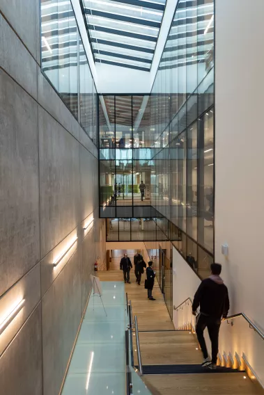 glucksman library stairs