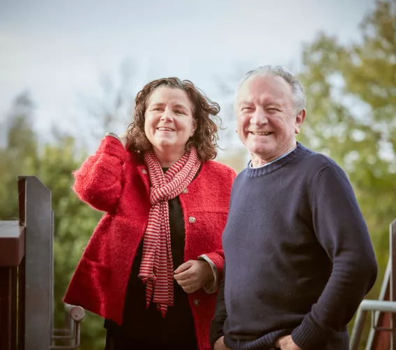 Dr. Sandra Joyce and album producer, Donal Lunny