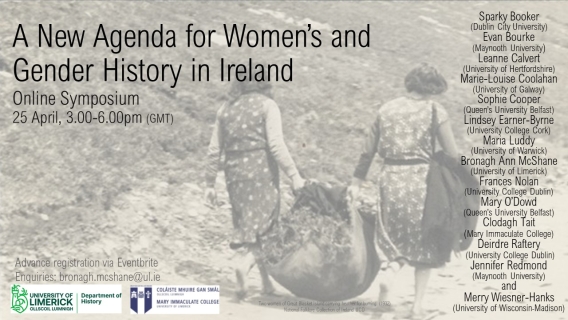 ‘A New Agenda for Women’s and Gender History in Ireland’