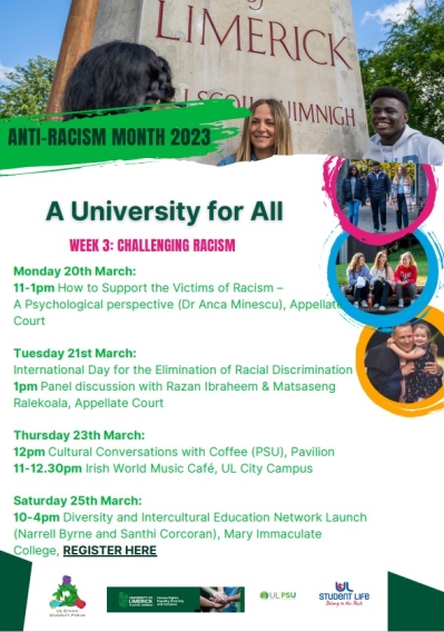 week 3 events for anti racism week